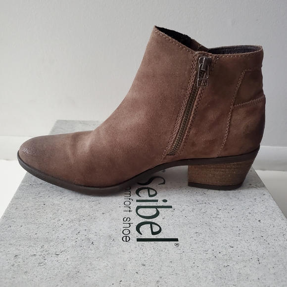 NEW Josef Seibel Taupe Ankle Boots Size 41 (10) - Picture 4 of 5